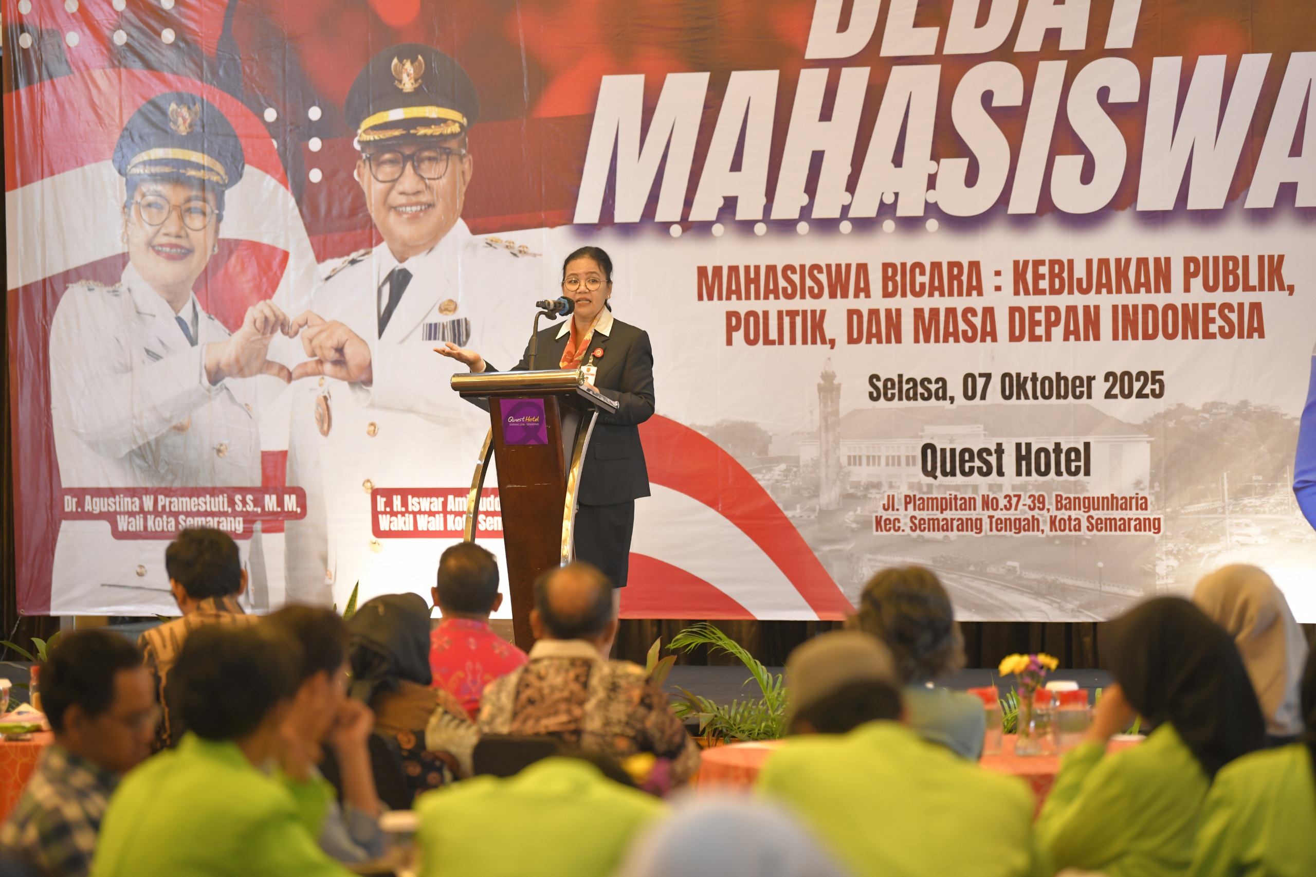 Forum Debat mahasiswa di Semarang. (matasemarang.com/Lia Dina)