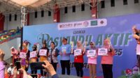 Lomba Posyandu Aktif di GOR Tri Lomba Juang. (matasemarang.com/Lia DIna) Lomba Posyandu Aktif di GOR Tri Lomba Juang. (matasemarang.com/Lia DIna)