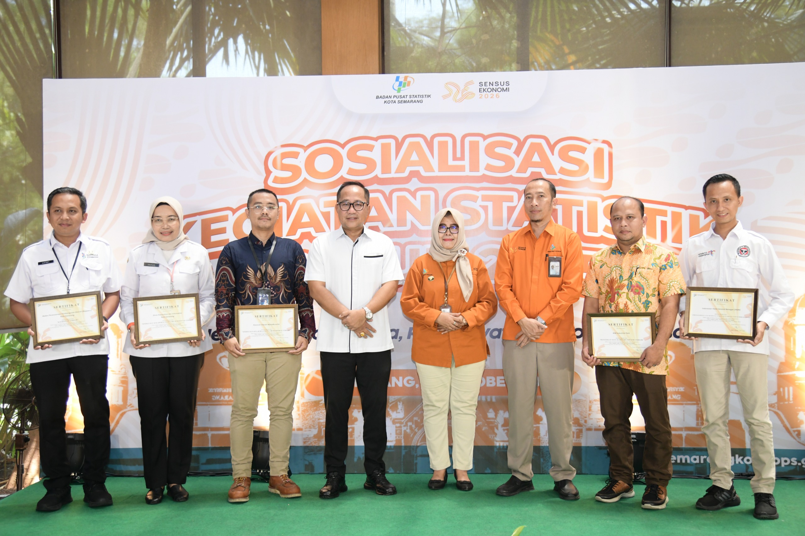 sosialisasi sensus ekonomi BPS Kota Semarang. (matasemarang.com/Lia Dina)