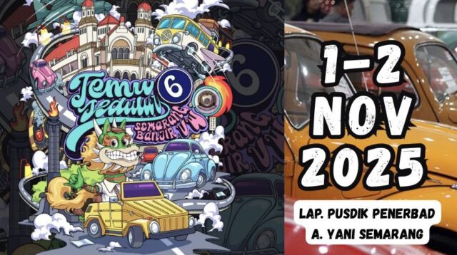 Ratusan Mobil Volkswagen Siap Banjiri Semarang dalam Event Telur 6, Ajang Silaturahmi Pecinta VW Sekaligus Aksi Sosial