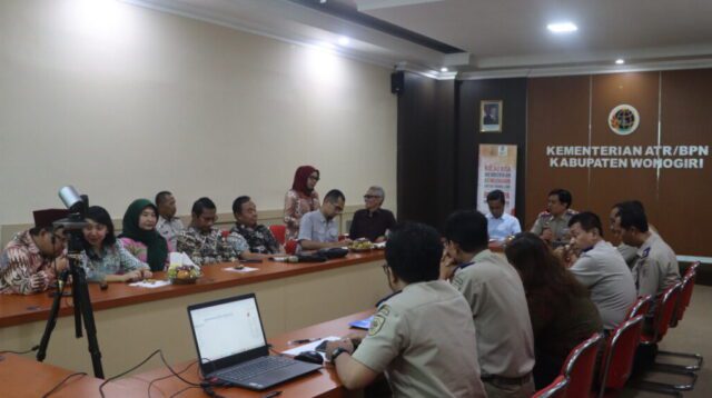 Komisi A DPRD Jateng kunjungi Kantor Pertanahan Wonogiri