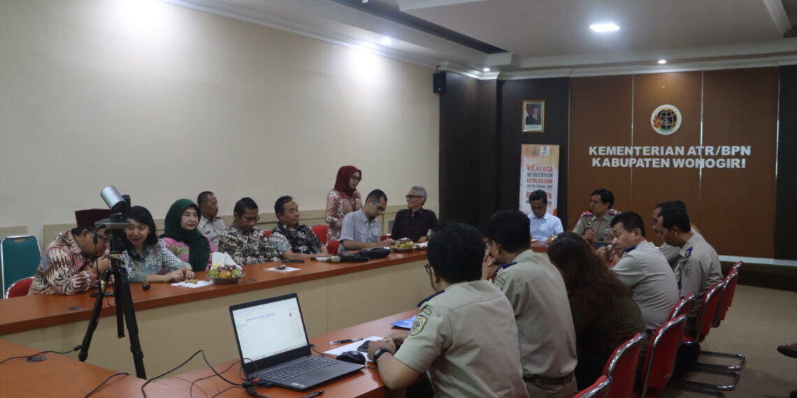 Komisi A DPRD Jateng kunjungi Kantor Pertanahan Wonogiri