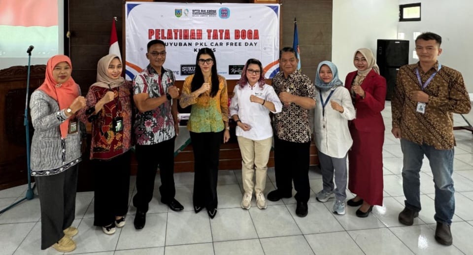 Bank Jateng memekali para pedagang CFD Kudus dengan Ilmu Tata Boga