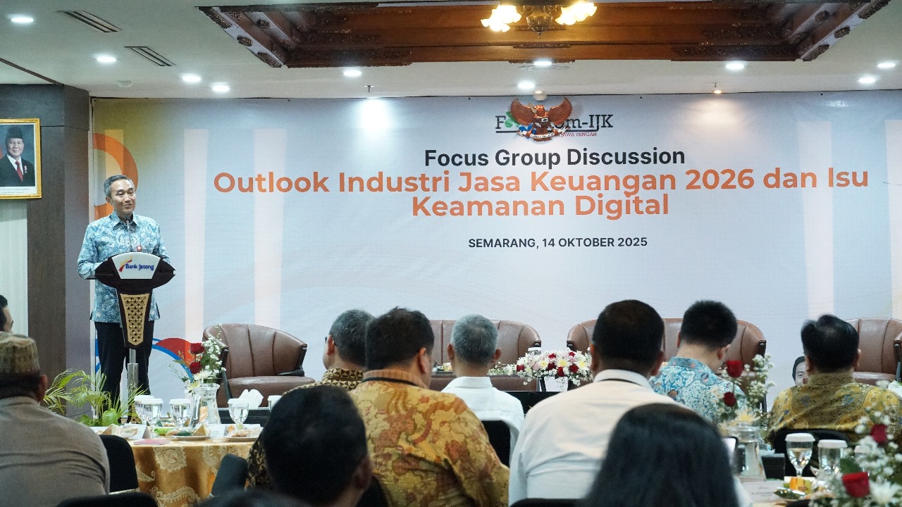FGD Outlook Industri Jasa Keuangan 2025 dan isu keamana digital (foto: Bank Jateng)