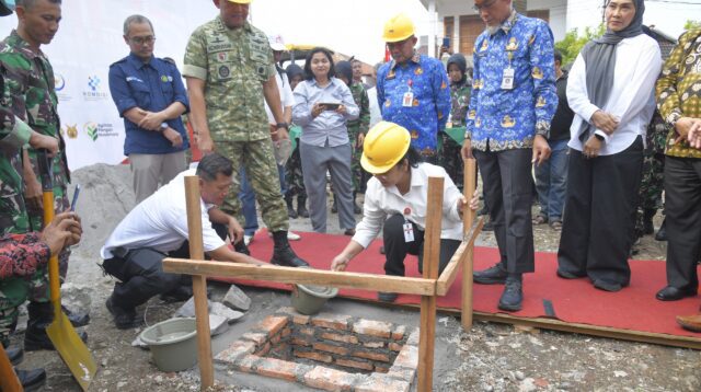 peletakan batu pertama KKMP di Sampangan Kota Semarang. (matasemarang.com/Lia Dina)