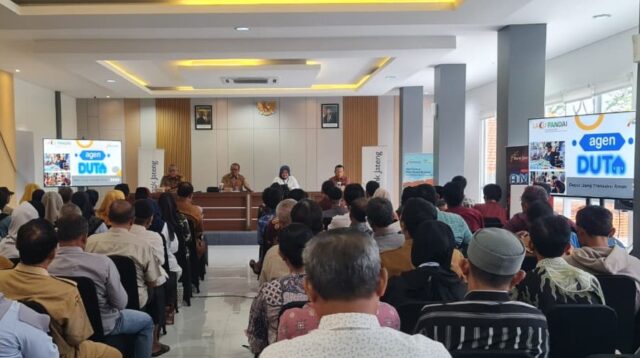Sosialisasi, Aktivasi, dan Pendampingan Agen Duta di Aula Bank Jateng Cabang Sragen pada tanggal 16-17 September 2025 (Foto: Bank Jateng)