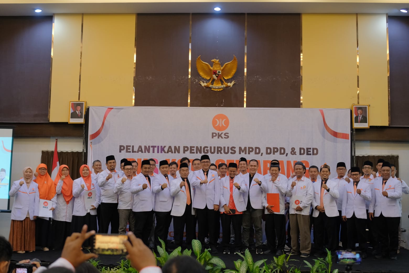 Pelantikan pengurus DPD PKS Kota Semarang. (matasemarang.com/Lia Dina)