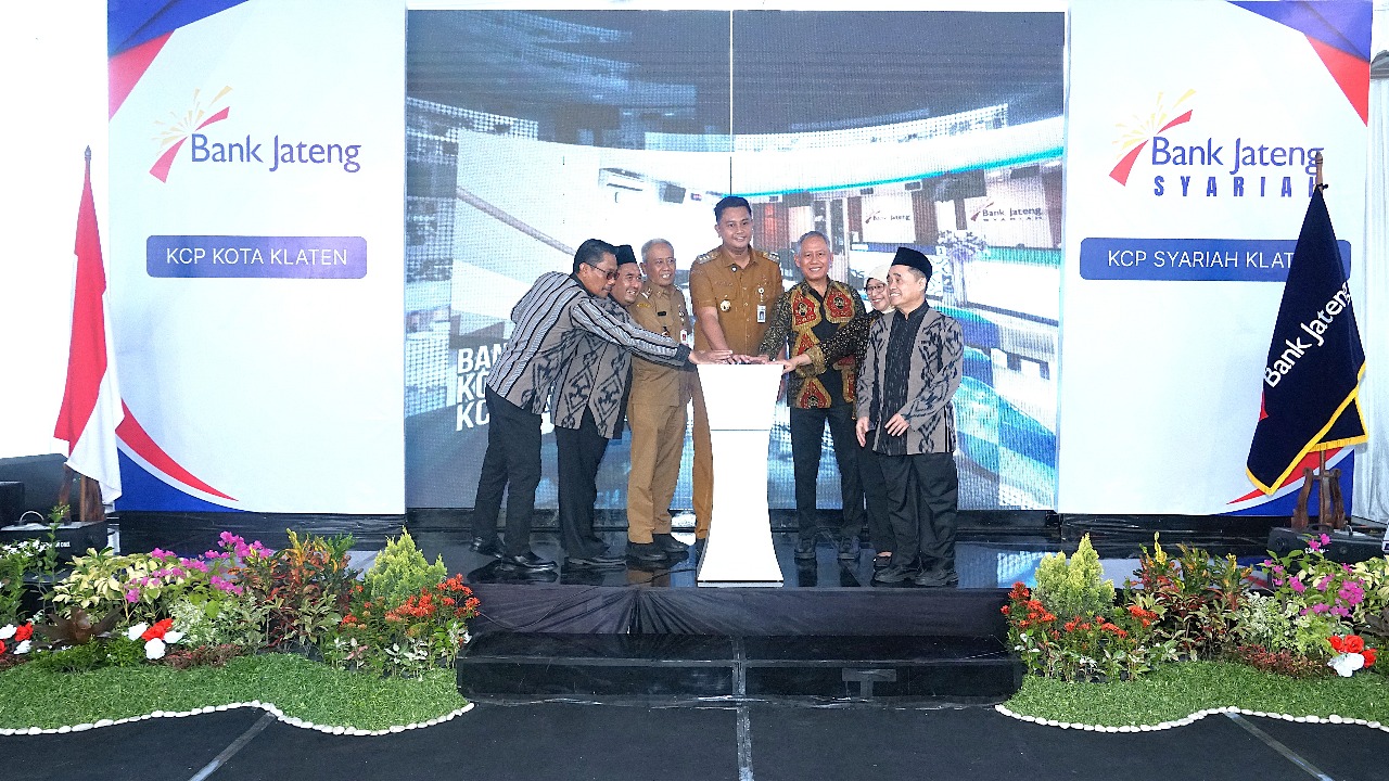 Bank Jateng meresmikan KCP Kota Klaten dan KCPS Klaten, Selasa 21 Oktober 2025 (foto: Bank Jateng)
