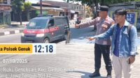 Warga melapor ada ODGJ membawa senjata tajam (foto: Polsek Genuk)