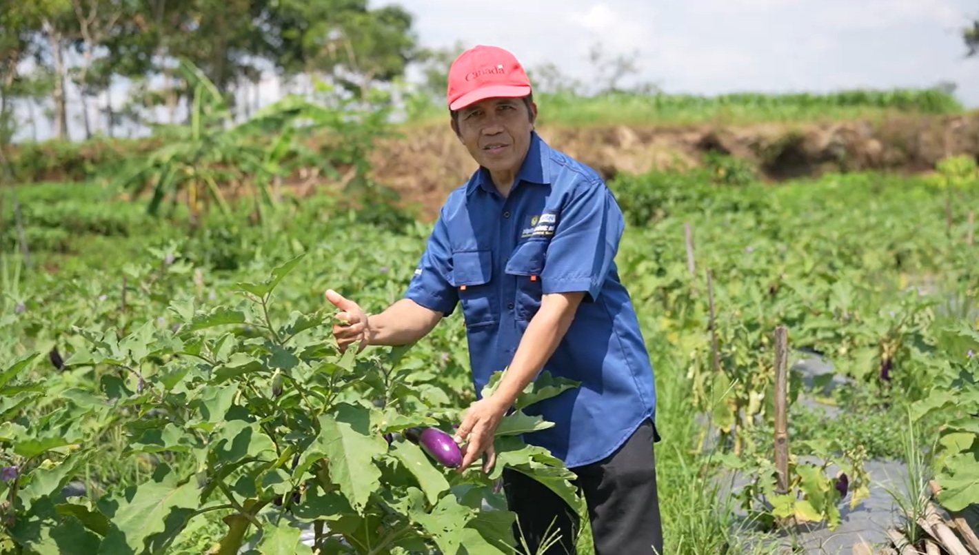 Prof. Ir. Karisun, Ph.D. dari Fakultas Pertanian Unsoed hadirkan NZEO-SRPlus (foto: Humas Unsoed)