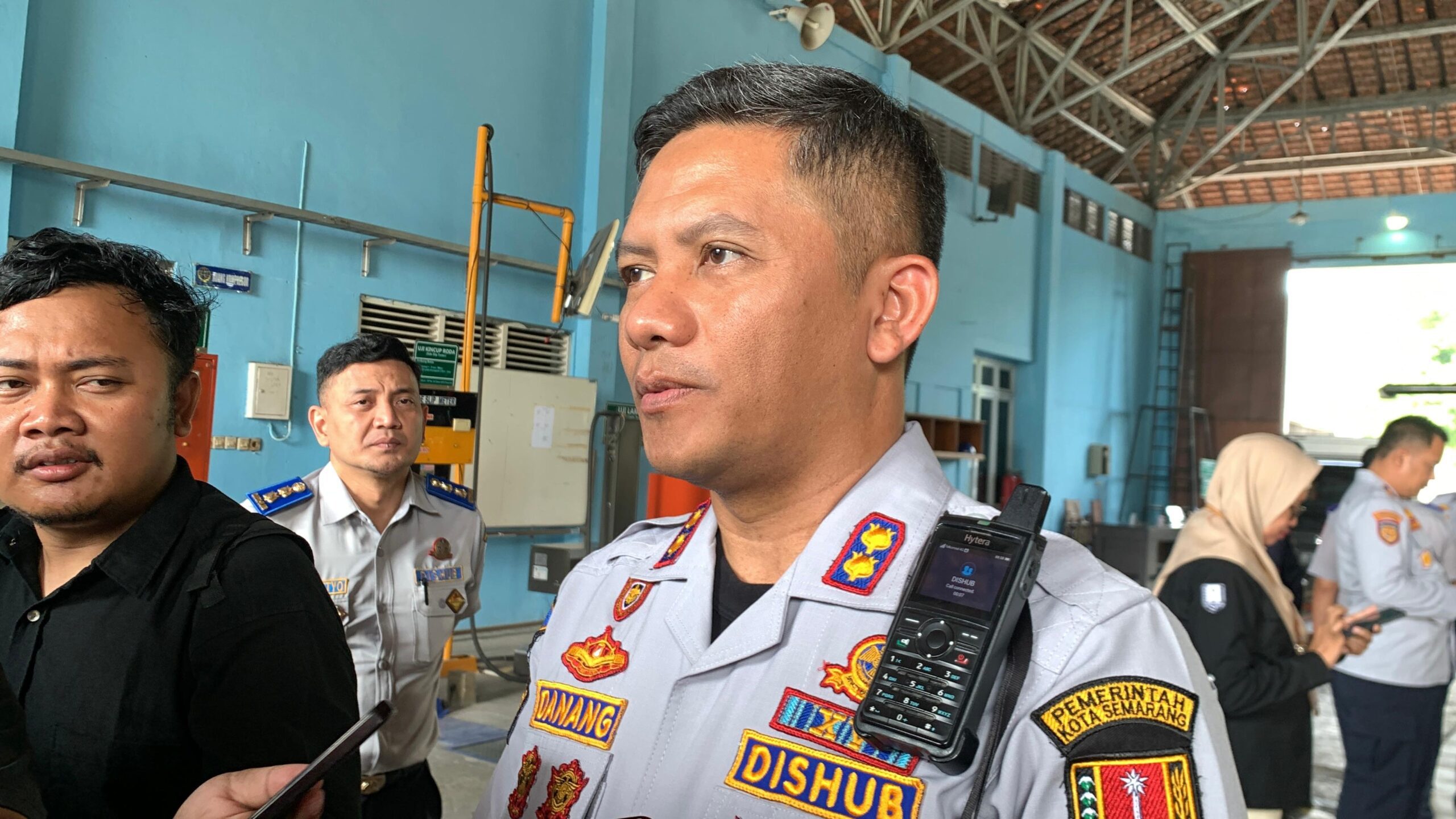 Sekretaris Dishub Kota Semarang Danang Kurniawan. (matasemarang.com/Lia Dina) Sekretaris Dishub Kota Semarang Danang Kurniawan. (matasemarang.com/Lia Dina)