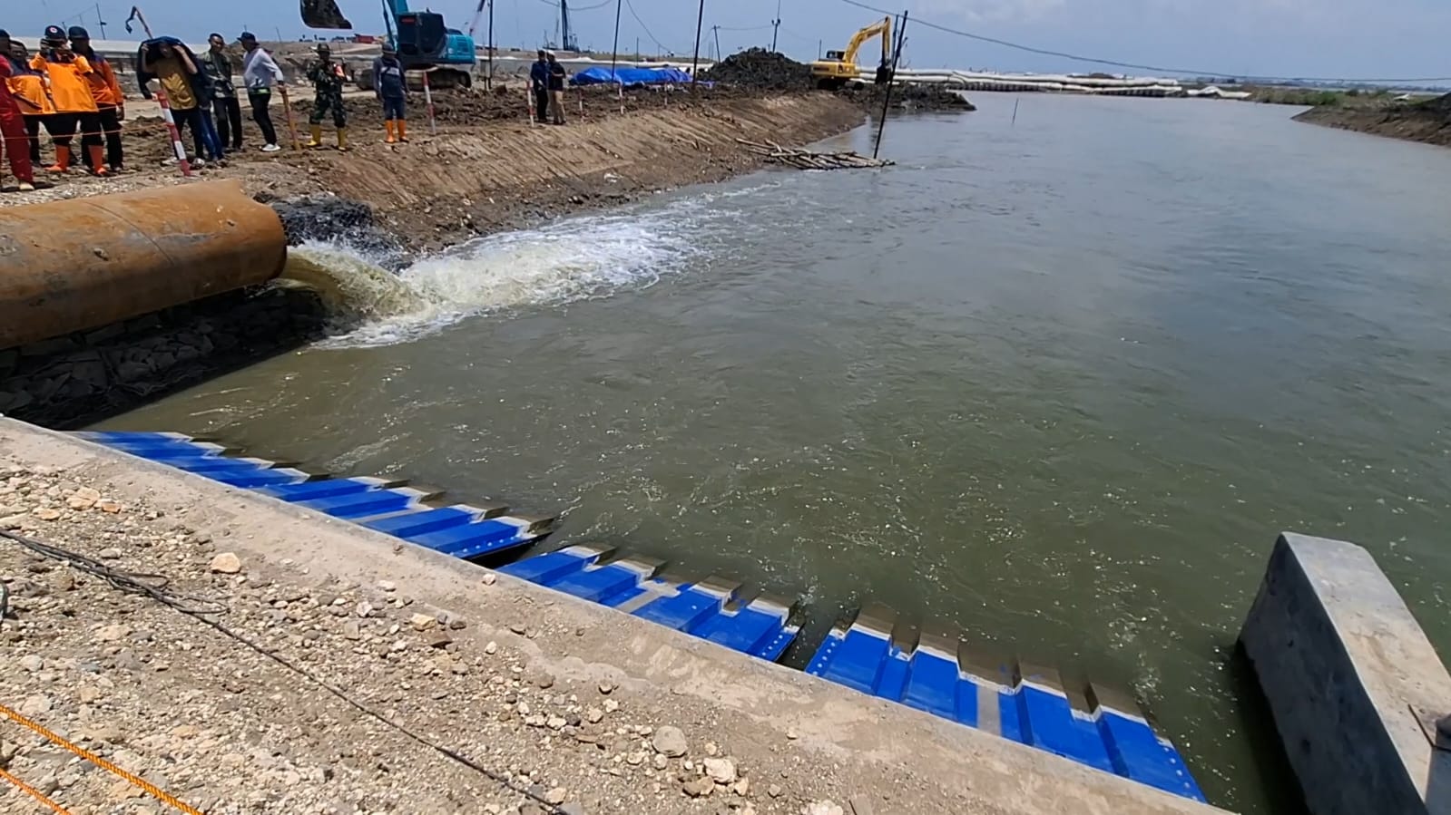 Kolam retensi Terboyo. (matasemarang.com/Lia Dina)