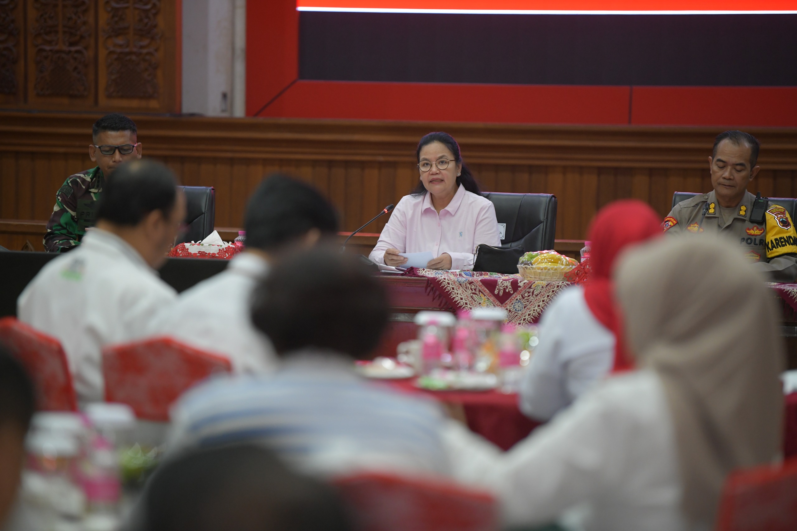 Wali Kota Semarang saat memimpin rakor kebencanaan di Balai Kota. (matasemarang.com/Lia Dina)