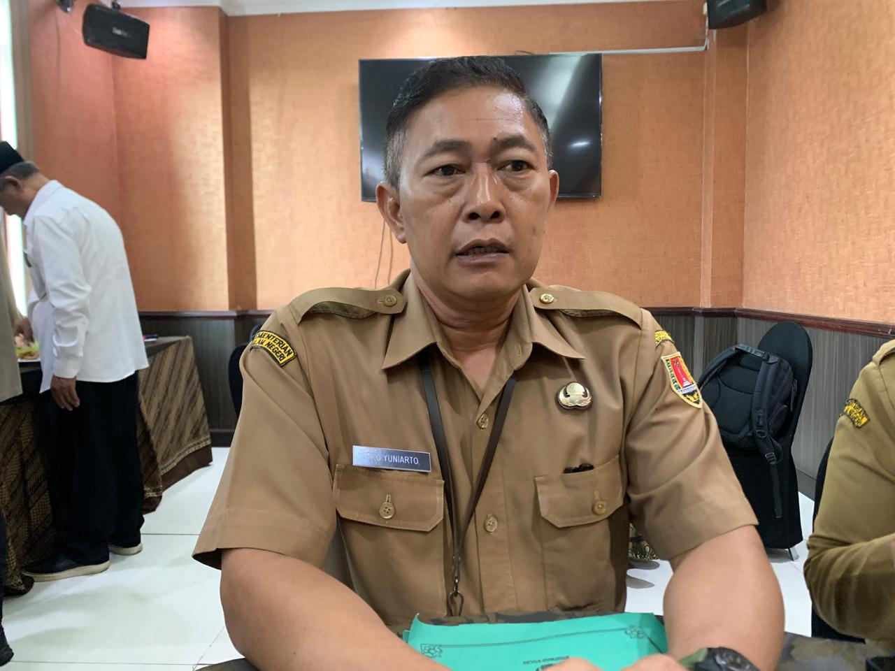 Sekretaris Dishanpan Kota Semarang Eko Yuniarto. (matasemarang.com/Lia dina)