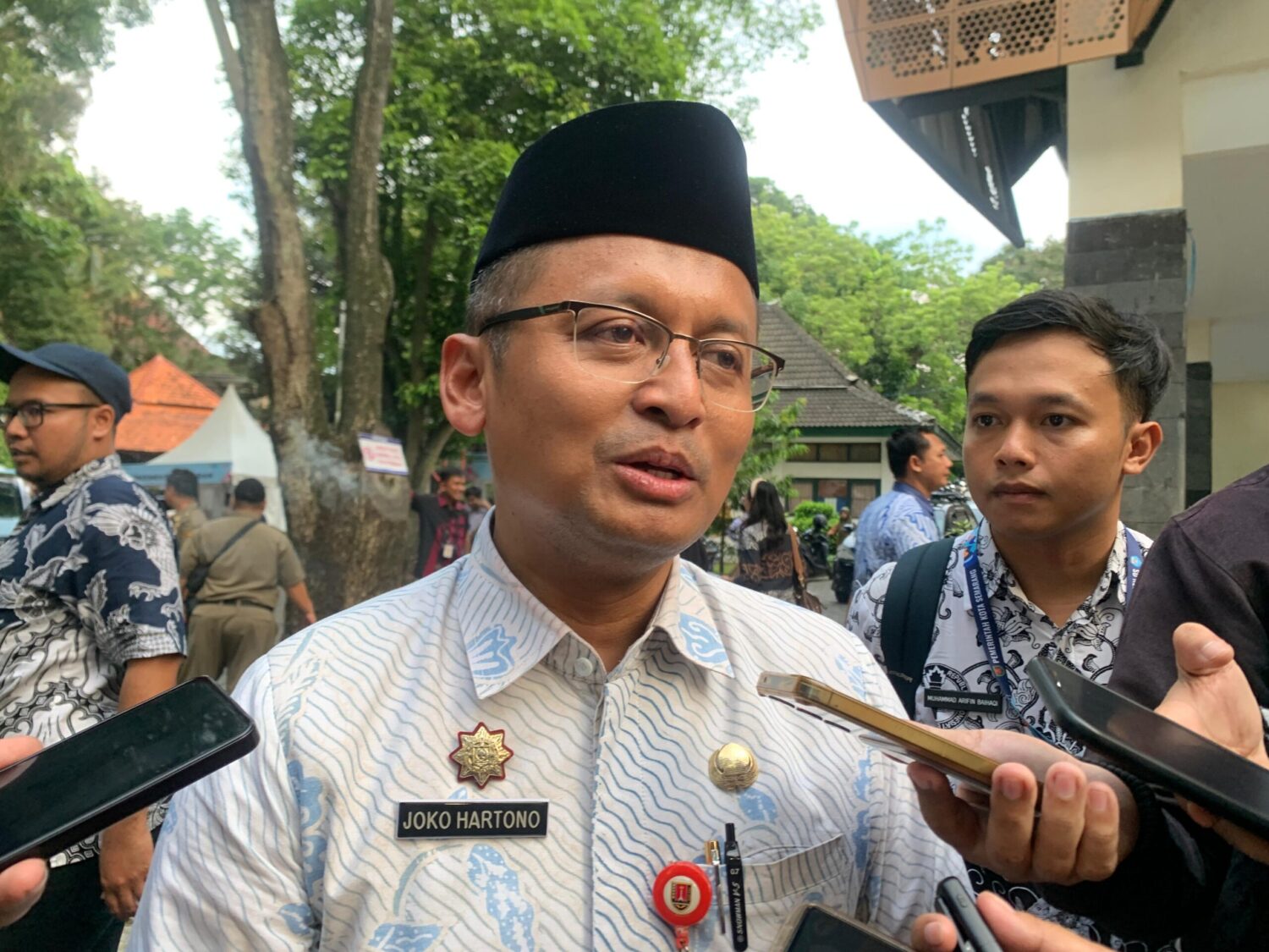 Plt Kepala Dinas pendidikan Kota Semarang joko Hartono. (matasemarang.com/Lia dina)