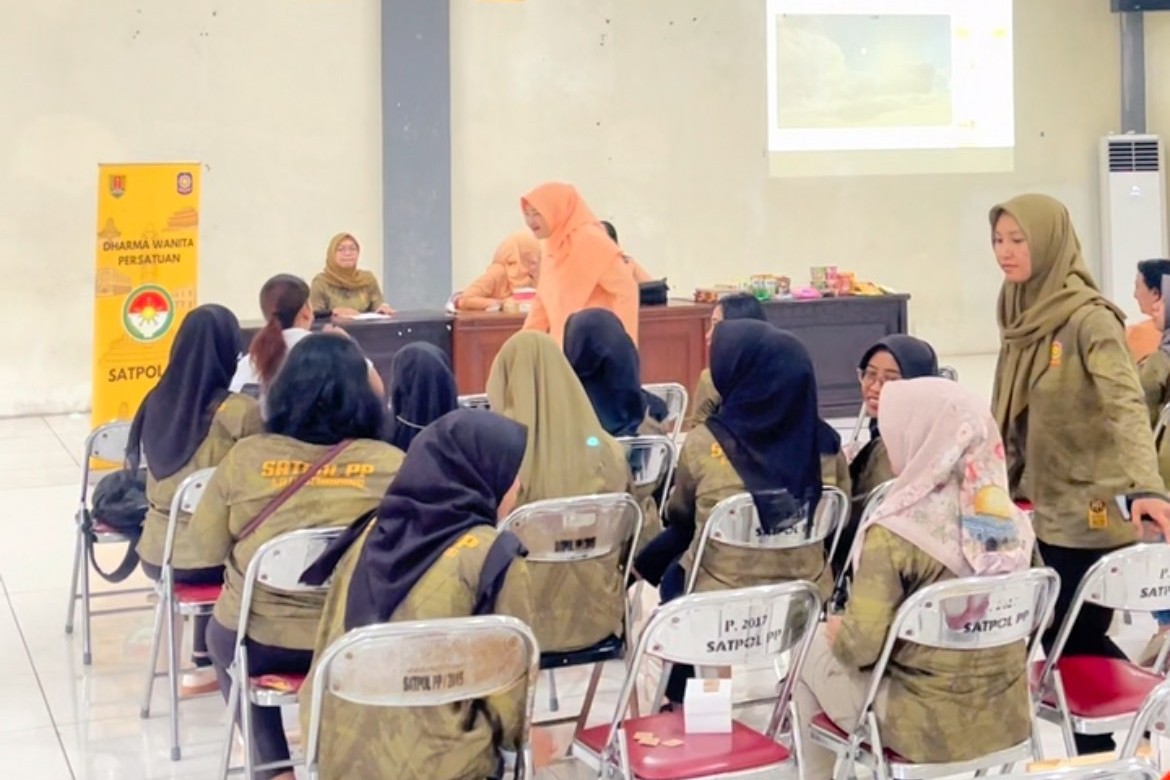 BPR Bank Pasar Kota Semarang menggelar sosialisasi bersama DWP Satpol PP Kota Semarang