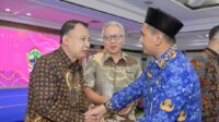 Djoko Riyanto dan Rukiyanto saat menghadiri pelantikan Dekranasda kabupaten/kota se-Jateng Djoko Riyanto dan Rukiyanto saat menghadiri pelantikan Dekranasda kabupaten/kota se-Jateng