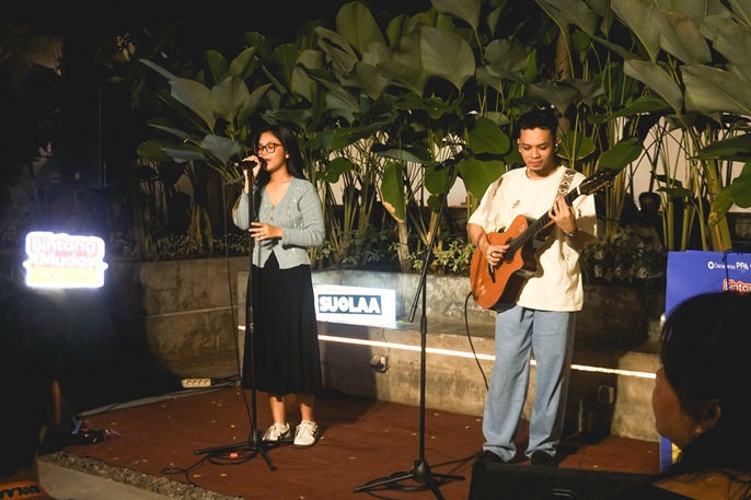 Suasana Roadshow Bintang Muda Lokananta Vol.2 di Laiv at Tandean, Semarang, 7 Desember 2025