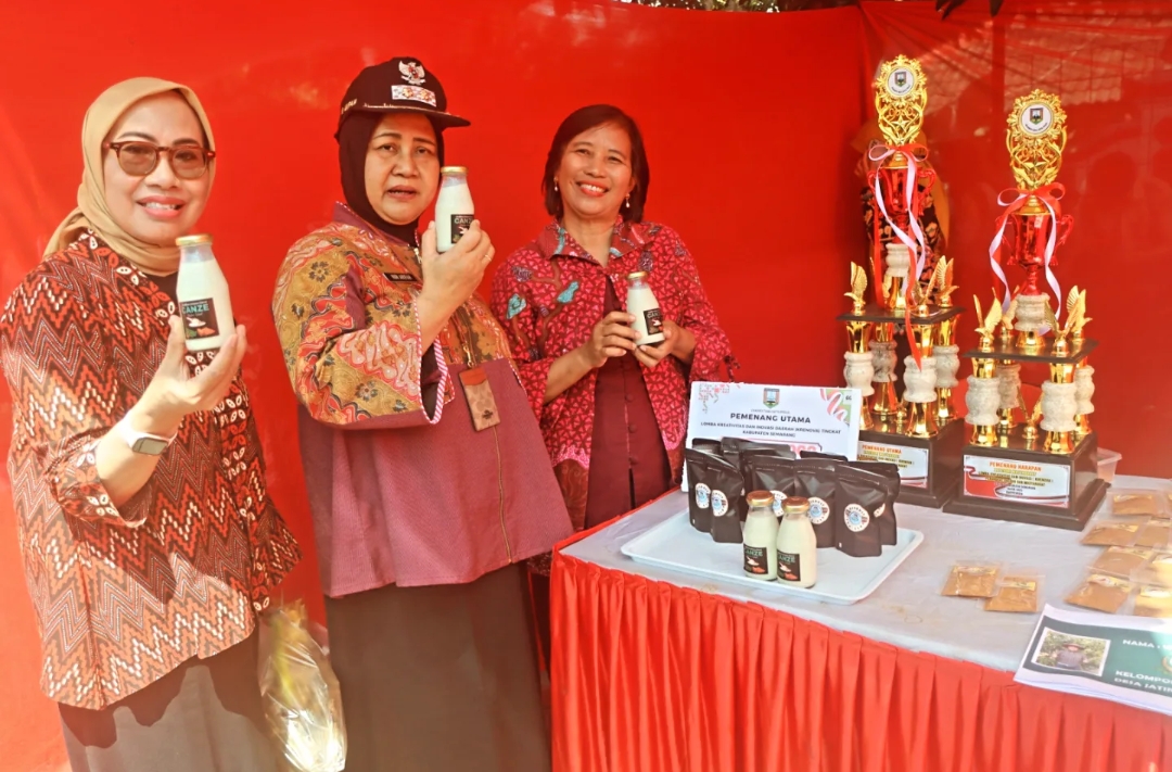 Suplemen Canze diperkenalkan dalam Ekspo Inovasi 2025 (foto: Pemkab Semarang)