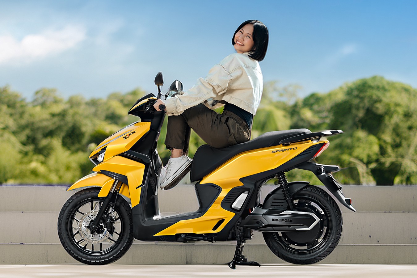 Sprinto resmi mengaspal di Semarang (foto: Indomobil)