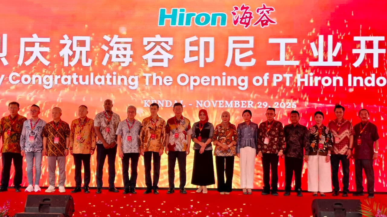 Peresmian PT Hiron Industry Indonesia di KIK, Sabtu 29 November 2025 (foto: Pemkab Kendal)