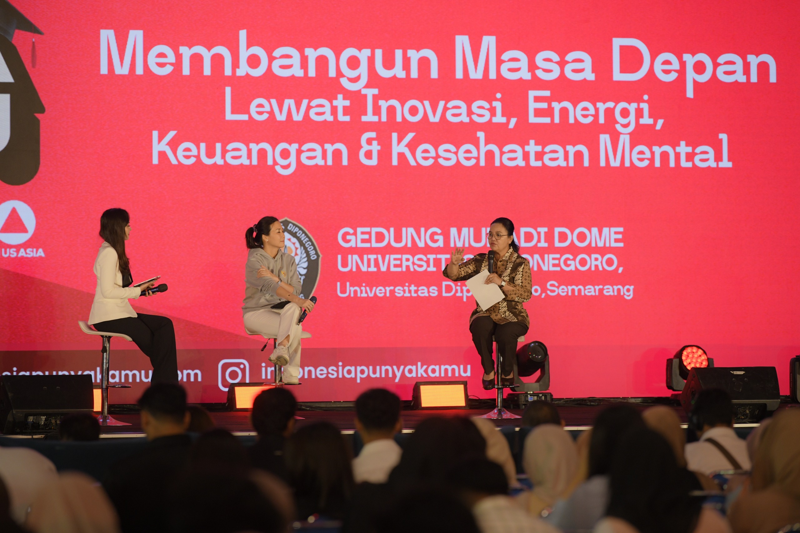 Wali kota Semarang saat menjadi narasumber di Undio. (matasemarang.com/Lia Dina)