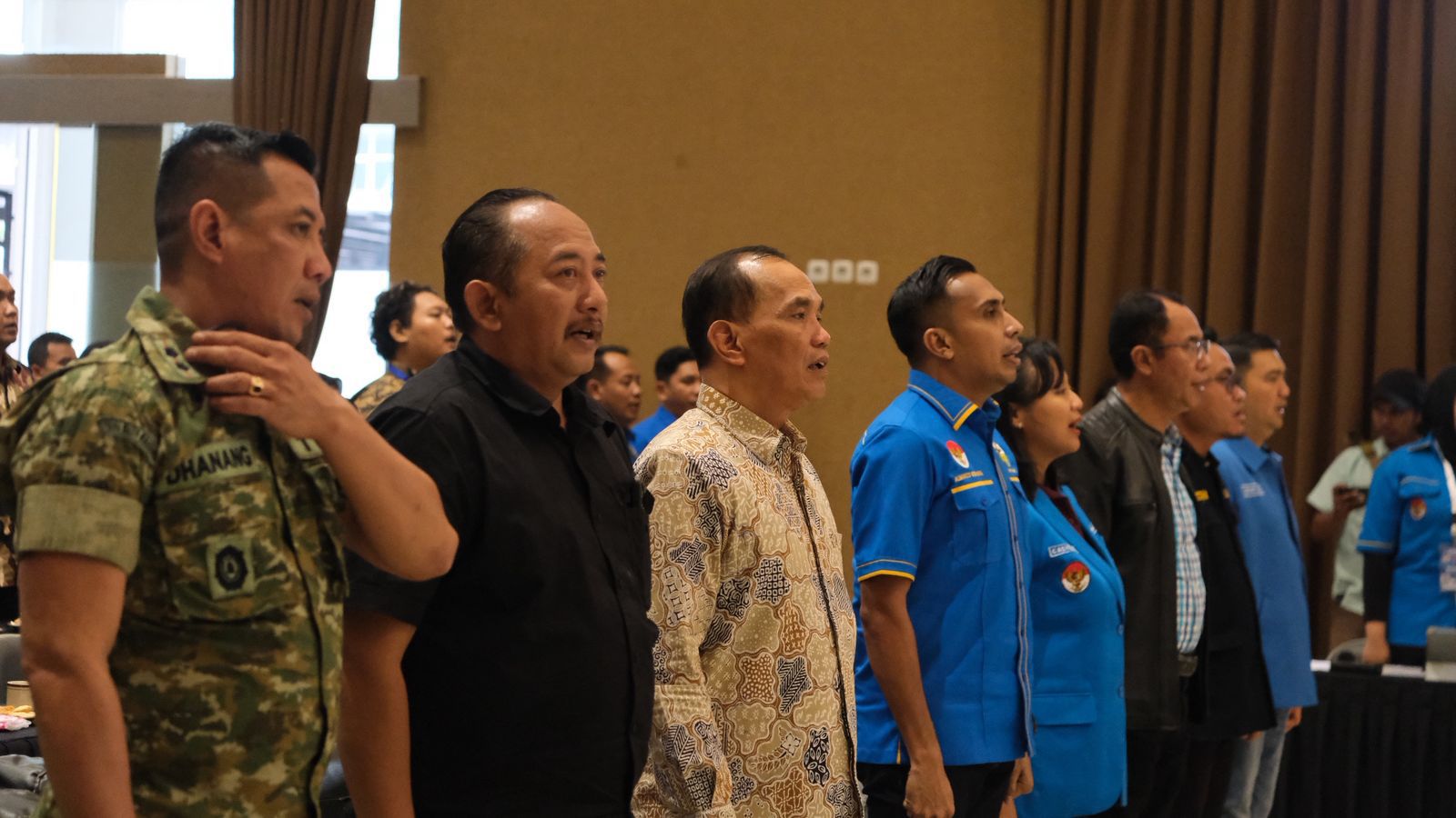 Ketua DPRD Jateng Sumanto dalam Rapimpurda DPD KNPI Jateng di Karanganyar, Sabtu, 6 Desember 2025