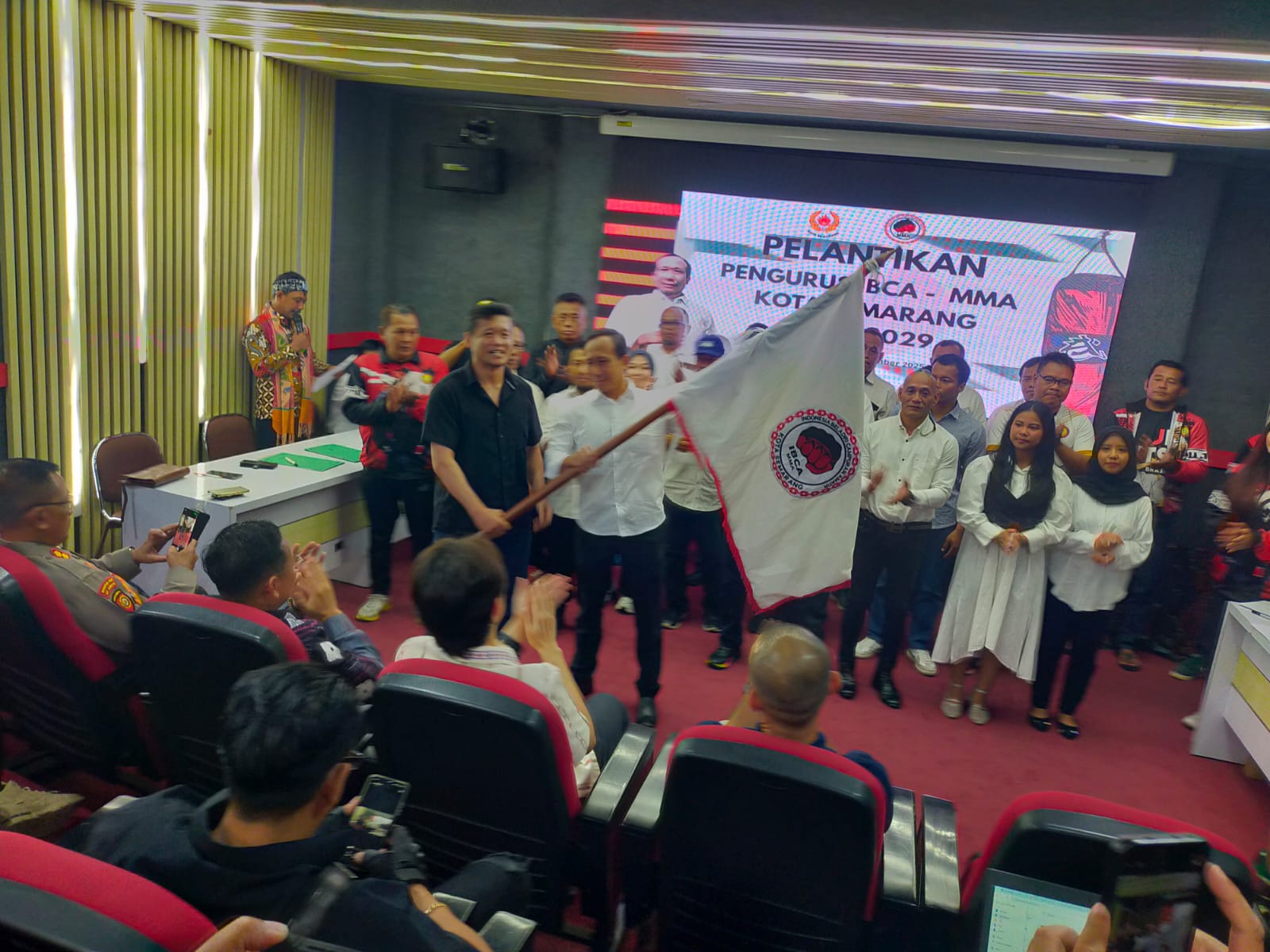 Pelantikan ketua umum dan pengurus IBCA MMA Kota Semarang di Gedung Dekranasda Kota Semarang. (matasemarang.com/Lia Dina) Pelantikan ketua umum dan pengurus IBCA MMA Kota Semarang di Gedung Dekranasda Kota Semarang. (matasemarang.com/Lia Dina)