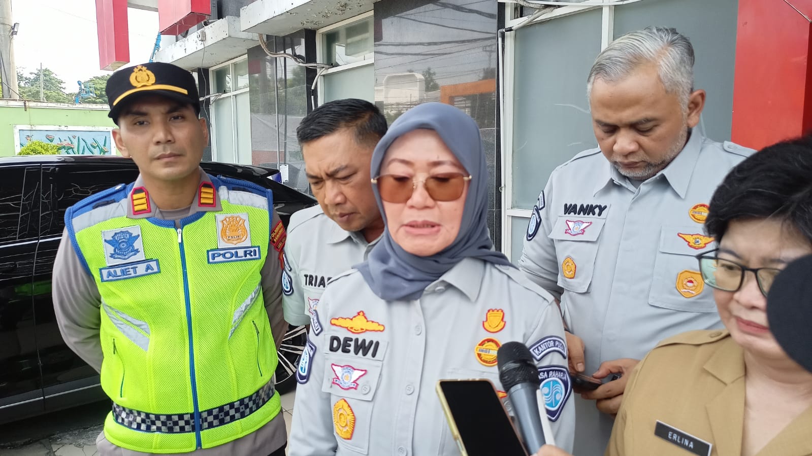 Direktur Operasional PT Jasa Raharja Dewi Aryani Suzana (matasemarang.com/ Ade Lukmono)