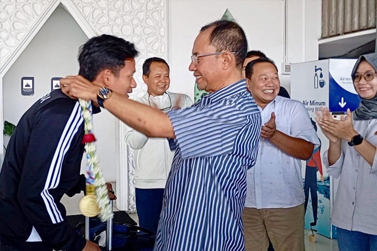 salah satu atlet Tito Hendra Septa Kurnia Wijaya. (matasemarang.com/Lia Dina)