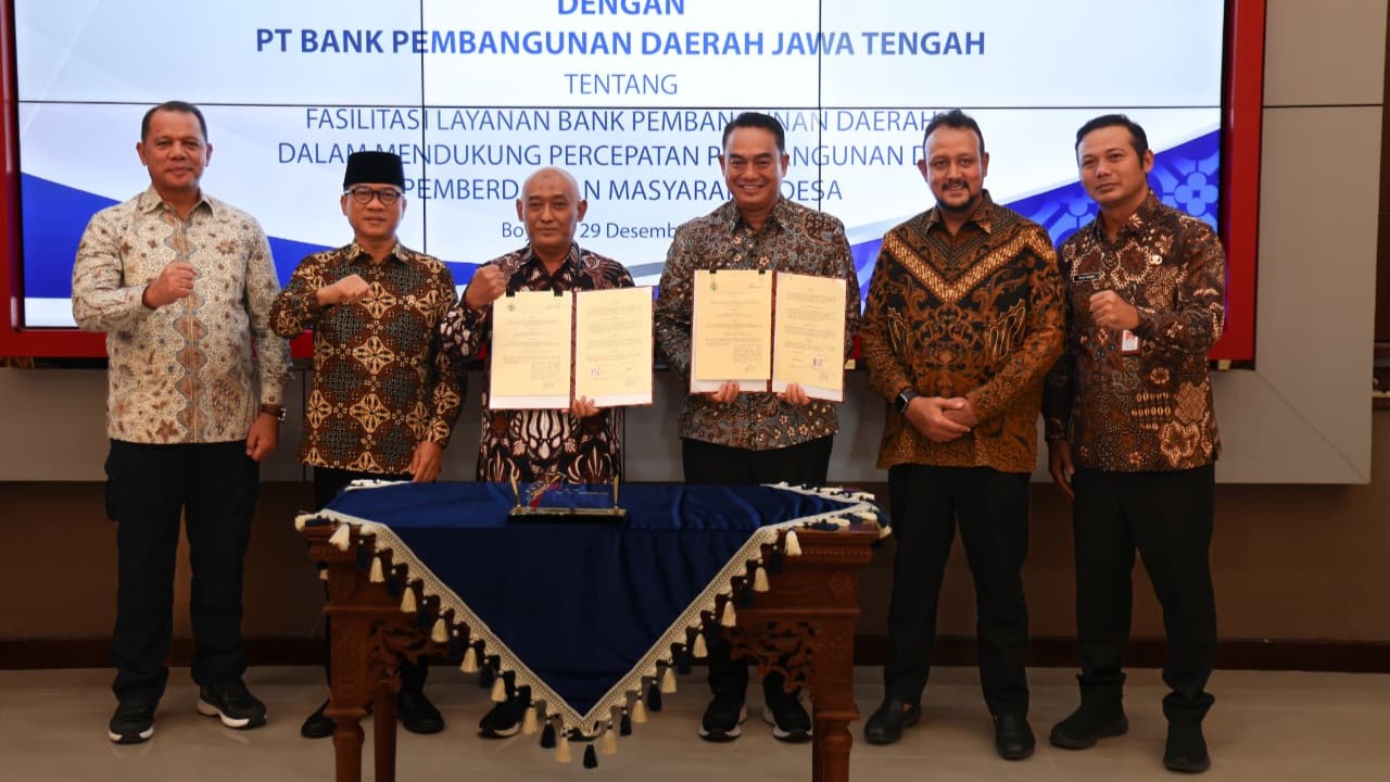 Bank Jateng menjalin kolaborasi dengan Kemendes PDT, Senin 29 Desember 2025 (foto: Bank Jateng)