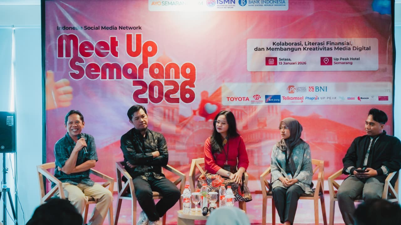 Indonesia Social Media Network (ISMN) Meet Up Semarang 2026 (foto: Bank Jateng)