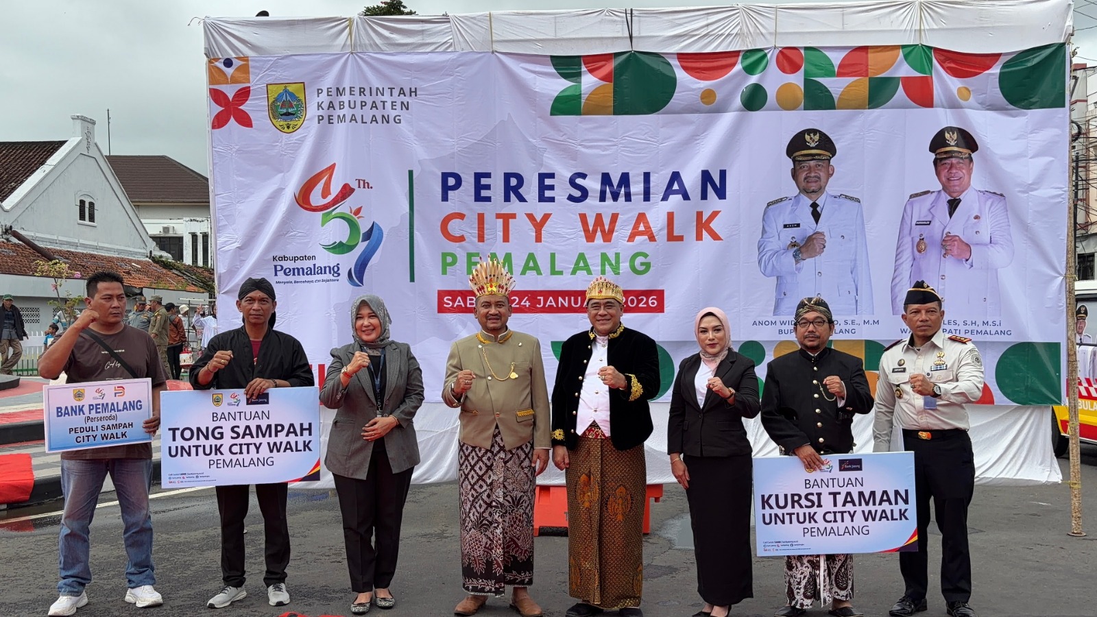Peresmian City Walk Pemalang, Sabtu 24 Januari 2026 (foto: Bank Jateng)
