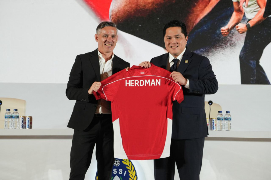 PSSI resmi memperkenalkan John Herdman sebagai pelatih kepala Timnas Indonesia, Selasa, 13 Januari 2026 (foto: PSSI) PSSI resmi memperkenalkan John Herdman sebagai pelatih kepala Timnas Indonesia, Selasa, 13 Januari 2026 (foto: PSSI)