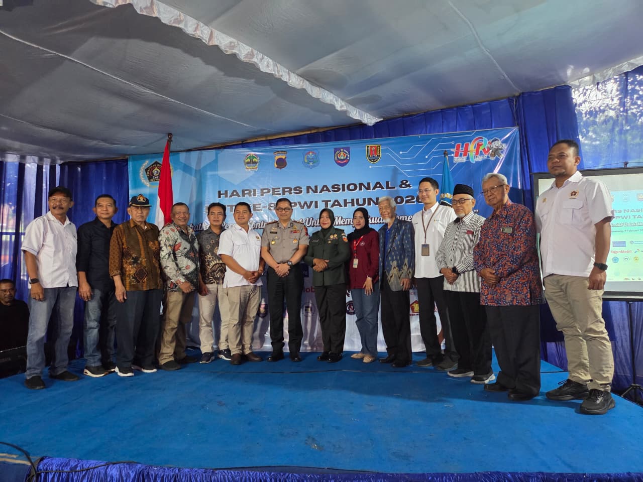 Tasyakuran HPN 2026 PWI Jateng. (matasemarang.com/Lia Dina)
