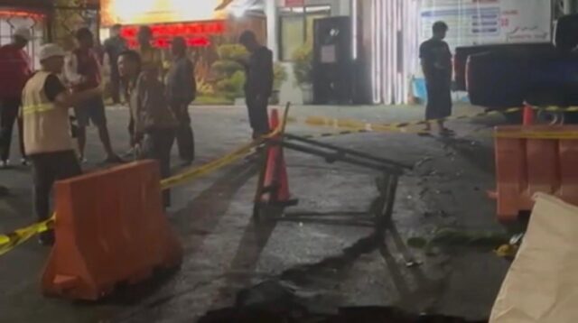 Jalan Ambles di Jalan dr Wahidin Semarang. (matasemarang.com/Lia Dina)