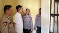 Sat Tahti Polrestabes Semarang melakukan inspeksi ruang tahanan Polsek Gajahmungkur, Semarang Rabu 25 Februari 2026 (foto: Polsek Gajahmungkur)