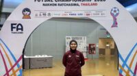 Wasit futsal Indonesia Tita Rosita bertugas dalam ASEAN Women’s Futsal Championship 2026 di Thailand (foto: PSSI) Wasit futsal Indonesia Tita Rosita bertugas dalam ASEAN Women’s Futsal Championship 2026 di Thailand (foto: PSSI)