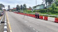 Tim TAA Polda Jateng bersama Polres Semarang melakukan olah TKP kecelakaan beruntun (foto: Polres Semarang)