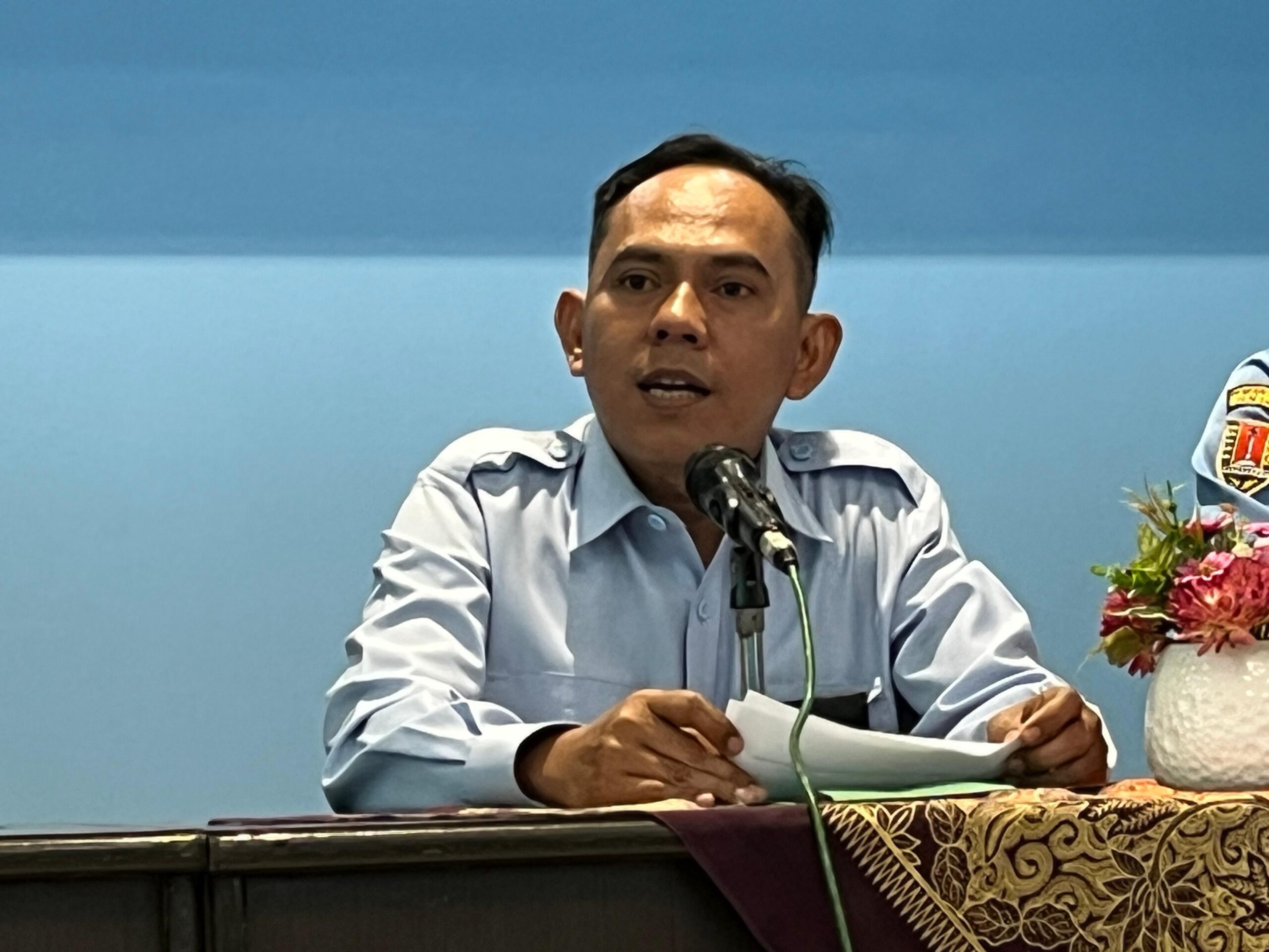 Direktur Utama PDAm Tirta Moedal Semarang Ady Setiawan. (matasemarang.com/Lia Dina)