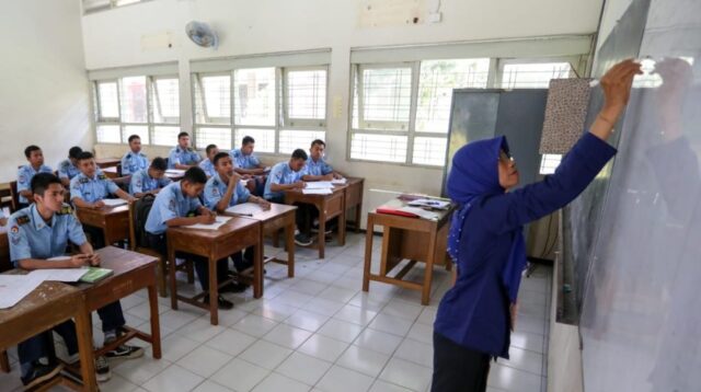 Pembelajaran di SMKN Boarding Provinsi Jawa Tengah. (matasemarang.com/Lia dina)