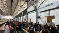 Suasana Stasiun Semarang Poncol. (matasemarang.com/Lia dina)