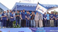 Ratusan pemudik sektor informal antusias mengikuti program Mudik Gratis Bank Jateng 2026 (foto: Bank Jateng)