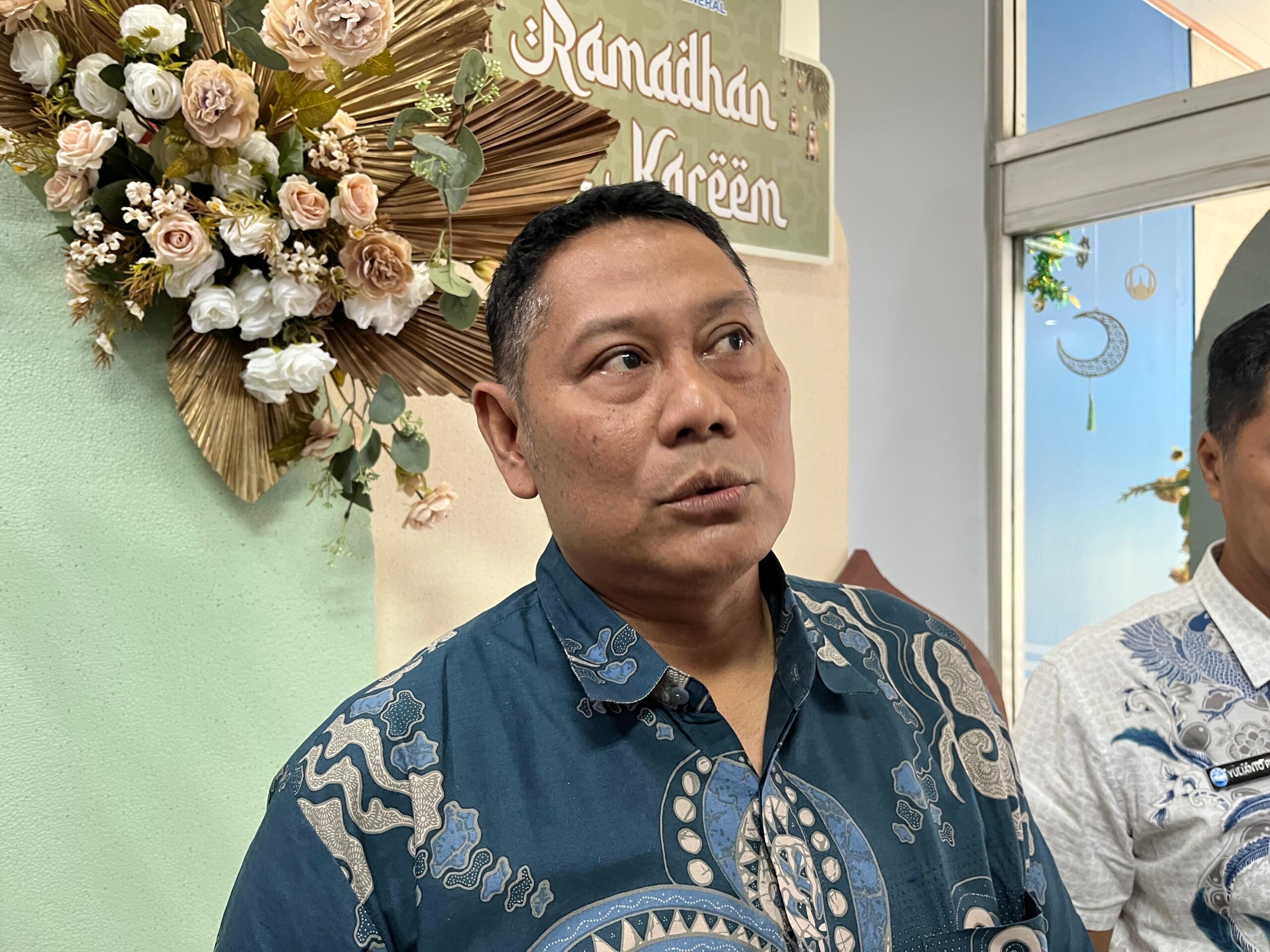 Plt. Direktur Teknik Perumda Air Minum Tirta Moedal Kota Semarang Hariyadi. (matasemarang.com/Lia Dina)