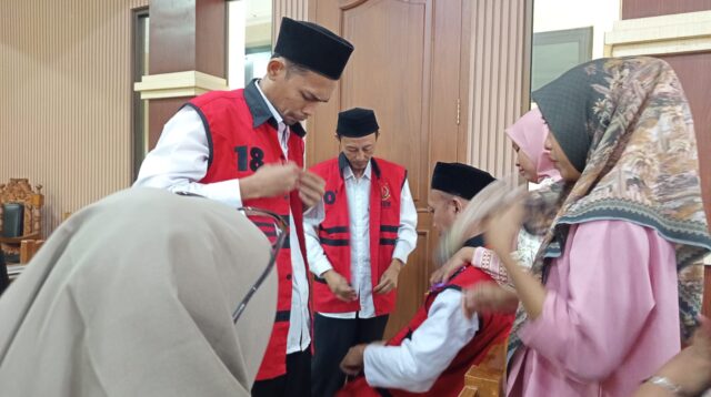Suasana sidang kasus tambang Pancurendang di PN Purwokerto, Senin 30 Maret 2026