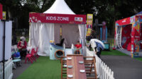Suasana Kids Zone di stadion FIFA Series 2026 (foto: PSSI)