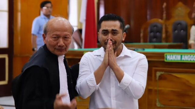 Amsal Sitepu dinyatakan vonis bebas. (matasemarang.com/Lia Dina)