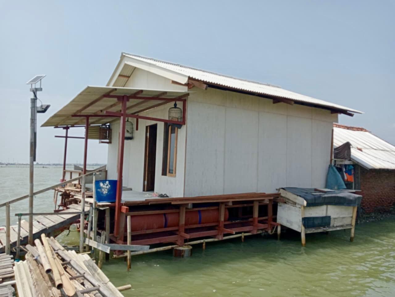 Rumah apung Demak (foto: Pemprov Jateng)