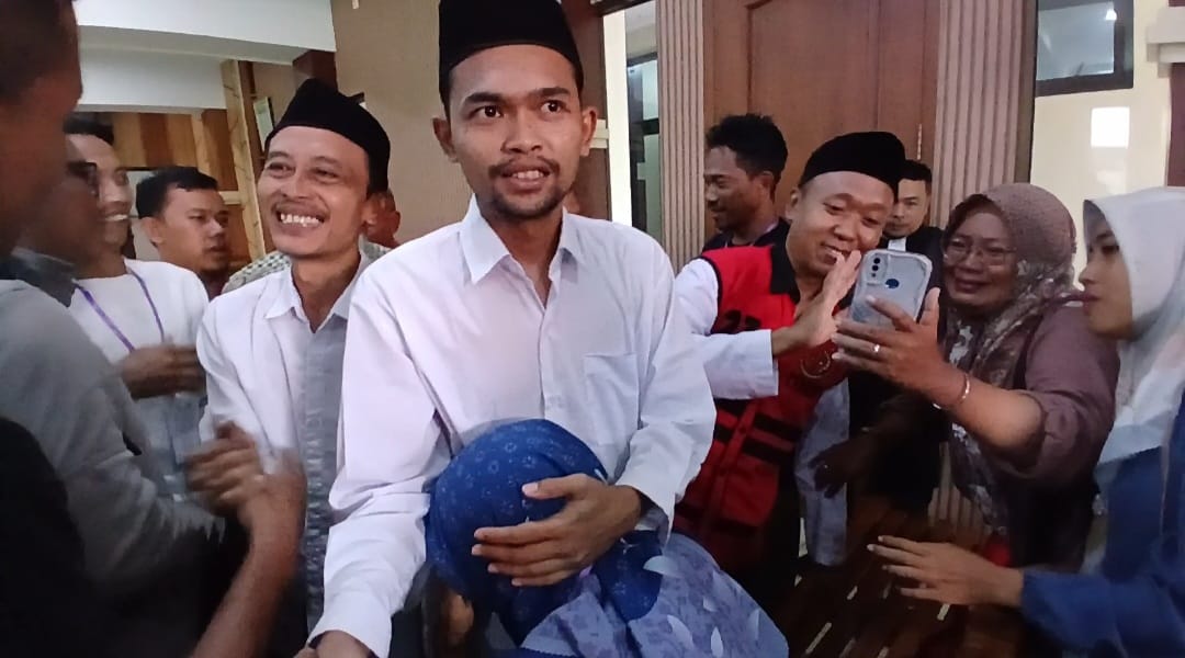 Suasana sidang putusan kasus tambang emas Tajur di PN Purwokerto