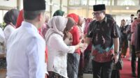 Wakil Wali Kota Semarang saat menghadiri kegiatan halal bi halal korsatpen ngaliyan. (matasemarang.com/Lia Dina)